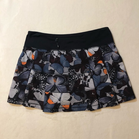 lululemon athletica Dresses & Skirts - Lululemon Pace Rival Skirt Biggie So Fly Butterfly